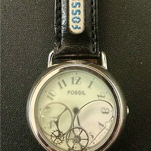 Fossil Silver and Black Watch